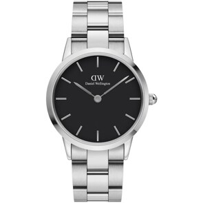 Daniel Wellington Iconic Link 36 Silver Black