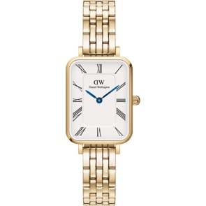 Daniel Wellington Quadro Roman Numerals 5-Link Gold