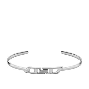 Diesel Armreif  D Logo 925 Silber