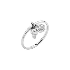 Diesel Components Ring Skull Charm 