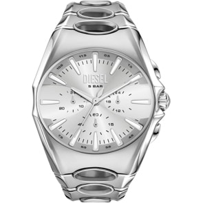 Diesel D-Curve Chronograph Silbrig