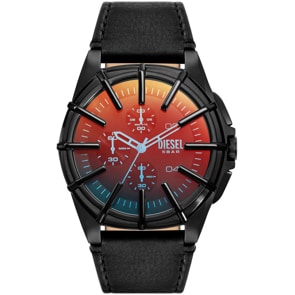 Diesel Framed Chronograph Schwarz