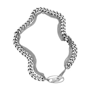 Diesel Halskette Oval D Logo
