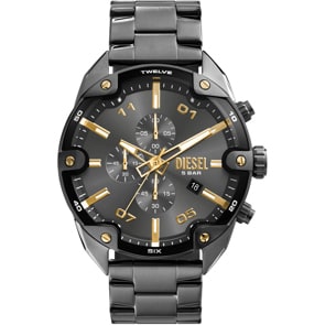 Diesel Spiked Chronograph Gunmetal
