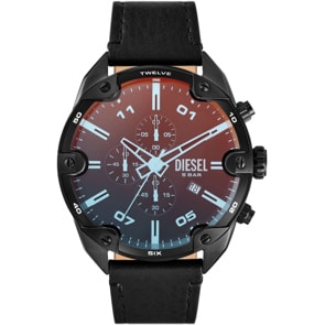 Diesel Spiked Chronograph Schwarz
