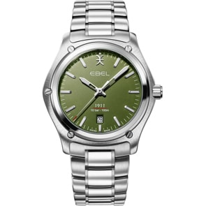 Ebel 1911 Gent Silbrig / Grün