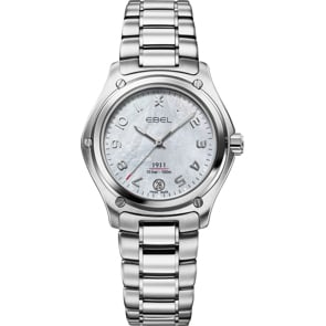 Ebel 1911 Grande Lady Silbrig / Perlmutt
