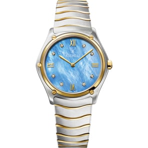 Ebel Sport Classic Lady Bicolor / Blau 33mm