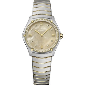 Ebel Sport Classic Lady Diamonds Bicolor / Beige 33mm