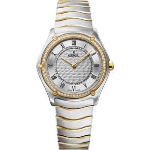 Ebel Sport Classic Lady Diamonds Bicolor / Silbrig 33mm