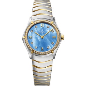 Ebel Sport Classic Lady Diamonds Light Blue