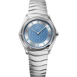 Ebel Sport Classic Lady Silbrig / Hellblau 33mm