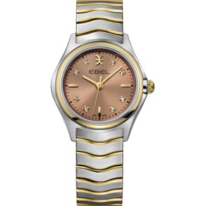 Ebel Wave Lady Bicolore / Brun Pastel