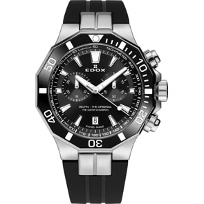 Edox Delfin Chronographe Noir