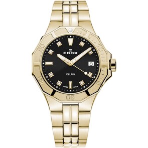 Edox Delfin Diver Date Lady Diamonds