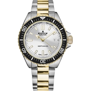 Edox Neptunian Date Automatic Bicolor