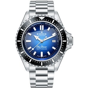 Edox SkyDiver Neptunian Automatic Blau