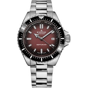 Edox Neptunian Date Automatic Bordeaux