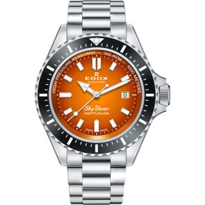 Edox SkyDiver Neptunian Automatic Orange