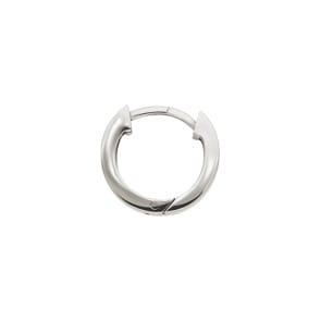 Einzel-Kreole 750/18 K Weissgold