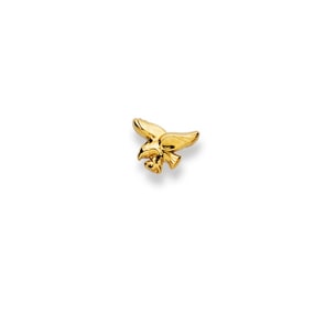 Einzel-Ohrstecker 750/18 K Gelbgold, Adler