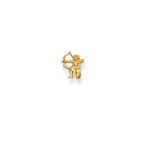 Einzelohrstecker 750/18 K Gelbgold, Sternzeichen Schütze