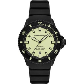 Emporio Armani Diver Sea Explorer Date Black / Yellow