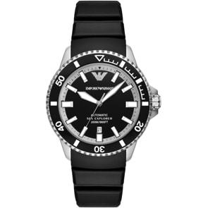 Emporio Armani Diver Sea Explorer Date Black / Silvery