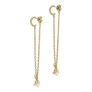 Emporio Armani Eagle Logo Drop earrings Luster
