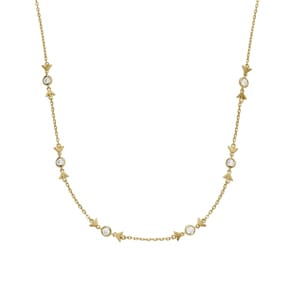Emporio Armani Eagle Logo Halskette Diamond by the Yard Goldig