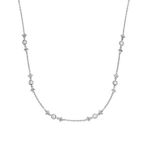 Emporio Armani Eagle Logo Necklace Diamond by the Yard Silvery
