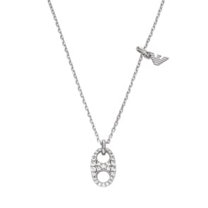 Emporio Armani Eagle Logo Halskette Mini Marina 925 Silber