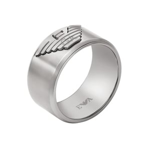 Emporio Armani Eagle Logo Herrenring Elemental Link