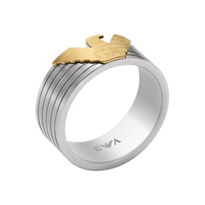 Emporio Armani Eagle Logo Herrenring Eagle Edge