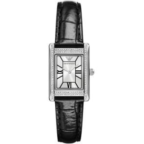 Emporio Armani Genni Argenté / Noir