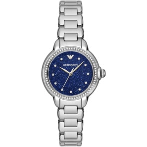 Emporio Armani Mia Silbrig / Blau