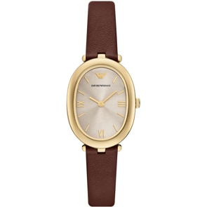 Emporio Armani Ophelia Goldig & Grau / Braun