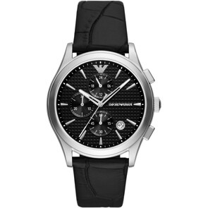 Emporio Armani Paolo Chronographe Argenté / Noir