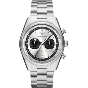 Emporio Armani Racer Chronograph Silbrig