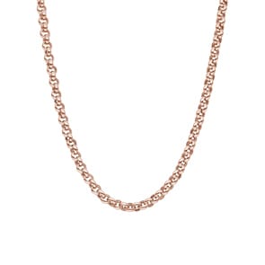 Erbskette halbmassiv 750/18 K Rotgold 5.0mm