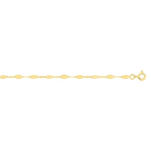 Chaîne fantaisie or jaune 375/9 ct 2.2mm