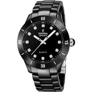 Festina Ceramic Lady Schwarz