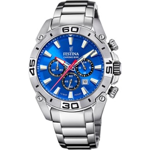 Festina Chrono Bike 2021 Edelstahl / Blau