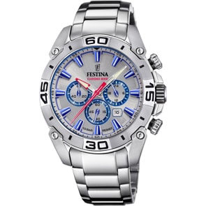Festina Chrono Bike 2021 Acier inoxydable / Argenté