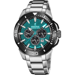 Festina Chrono Bike 2022 Edelstahl / Türkis