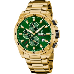 Festina Chrono Sport Doré / Vert