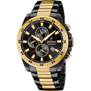 Festina Chrono Sport Noir / Doré