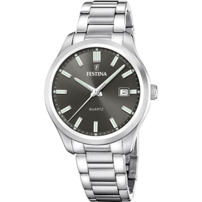 Festina Klassik Date Schwarz 42mm
