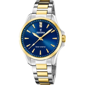Festina Solar Energy Bicolore / Bleu 34mm