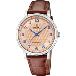 Festina Solar Energy Brun / Rosé 41mm